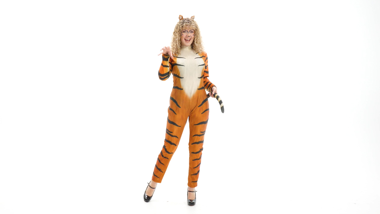 FUN7246AD Women's Bold Tiger Costume